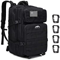 Los mejores  - ZEHNHASE Mochila Táctica Impermeable 45L Gran Capacidad Nylon 600D Múltiples Bolsillos para Senderismo Acampada…